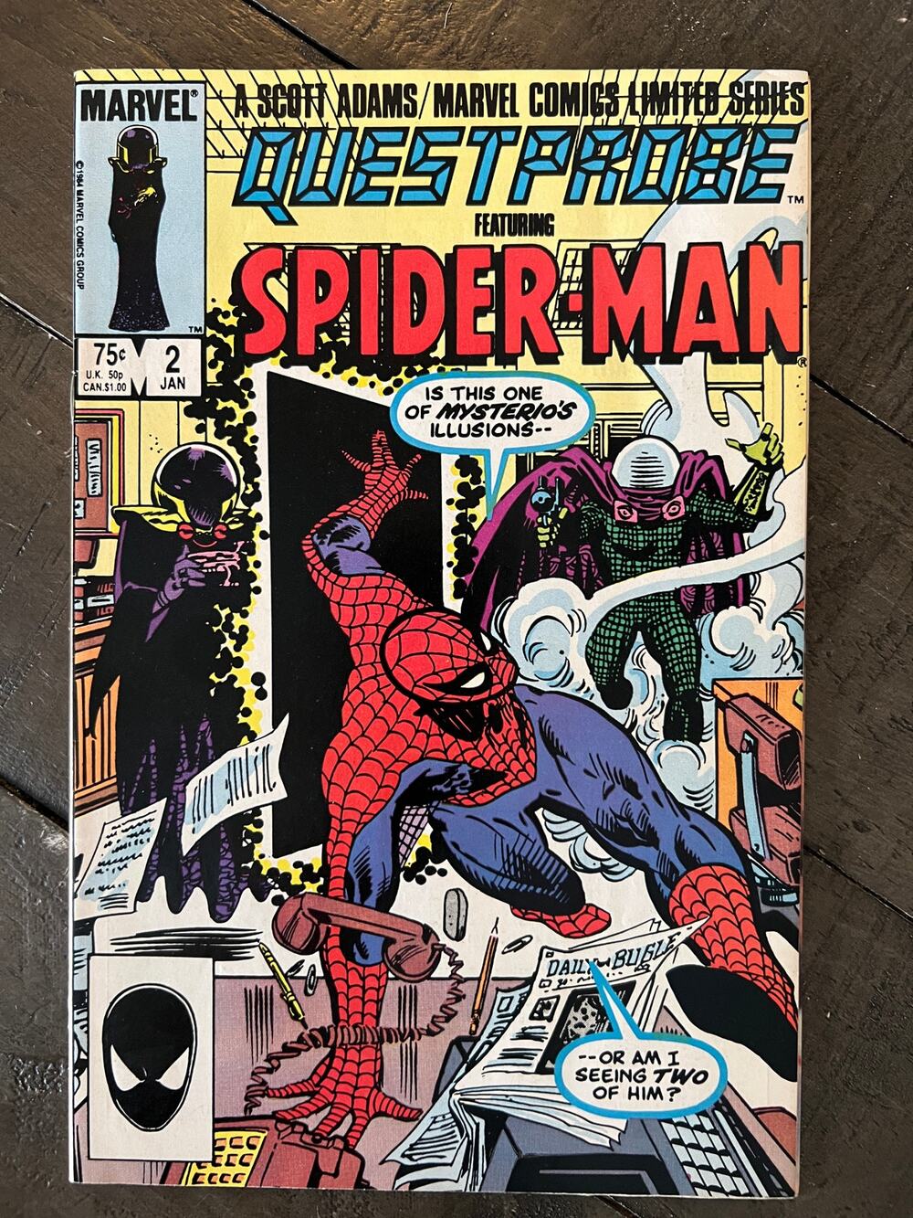 VINTAGE 1985 Marvel "QUESTPROBE" - VF/NM - Featuring Spider-Man